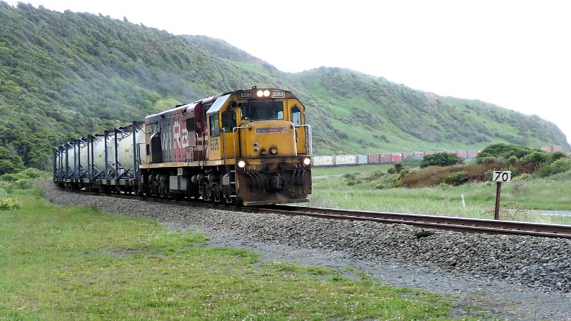 F (54) East Coast Line at Okiwi Bay.JPG